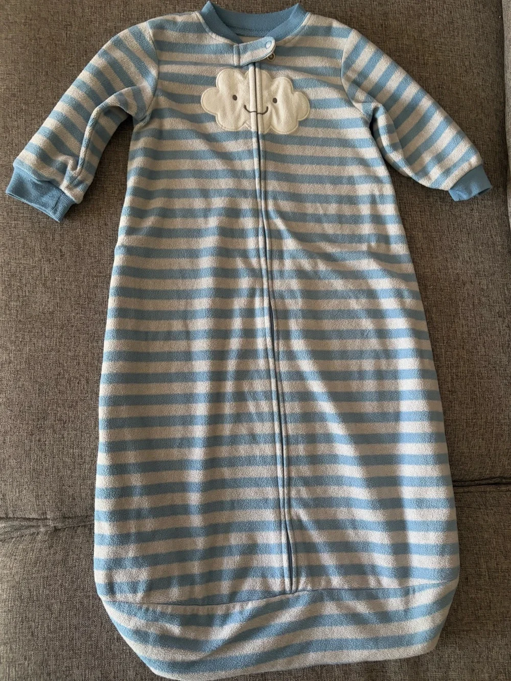 Carter's Fleece Sleeping Bag Bunting Size Medium 0-9M